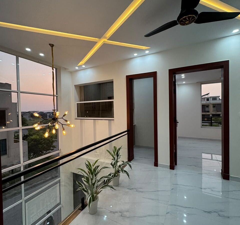 5.5 marla designer corner house